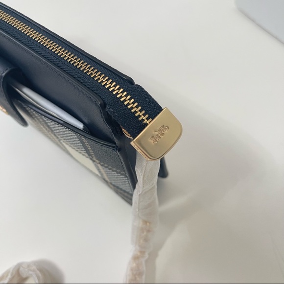 Lot / Set Of 3 Coach Plaid Pieces / Backpack, Crossbody & Wristlet/ New With Tag - Picture 4 of 16